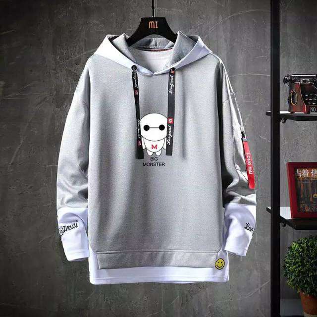 Áo khoác Hoodie in hình quái vật lớn cá tính cho nam | Quà tặng thời trang nam | BigBuy360 - bigbuy360.vn
