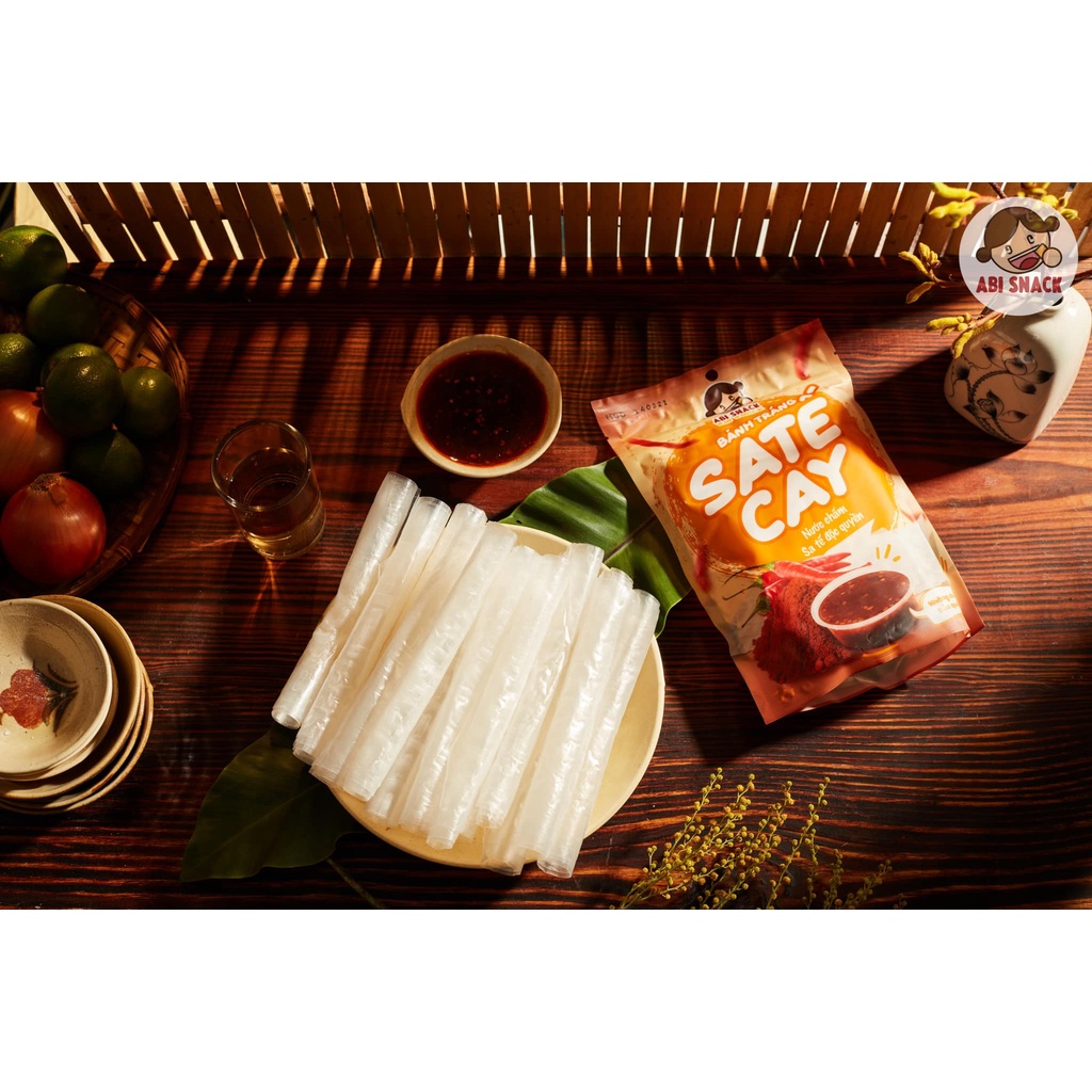 Bánh Tráng Abi vị Sa Tế Cay