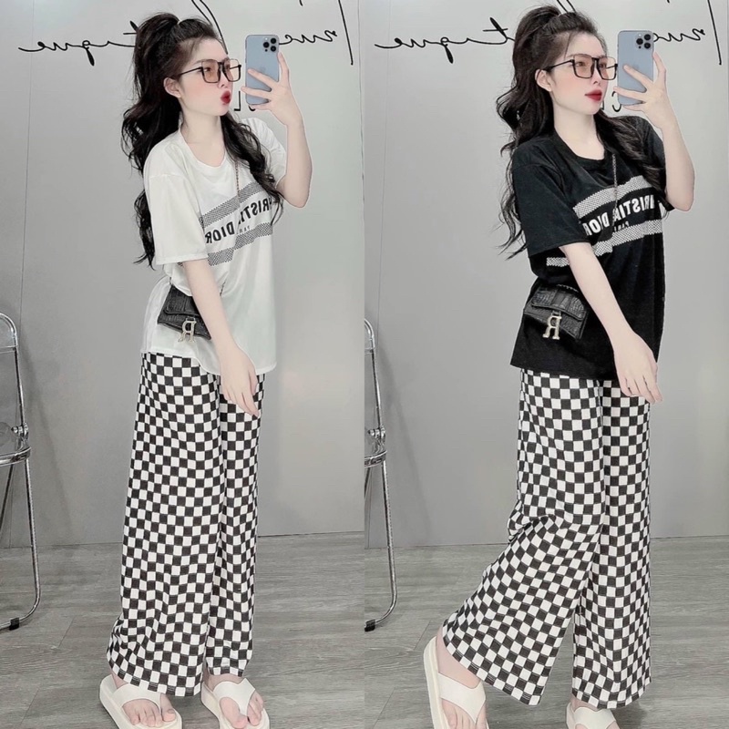 Set Bộ Tay Ngắn Quần Dài Xuông Di00 Guccy