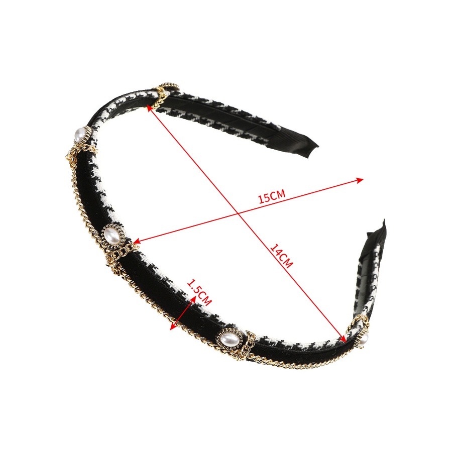 Băng Đô Cài Tóc Đính Đá Pha Lê Và Ngọc Trai Nhân Tạo Phong Cách Hàn Quốc Mới