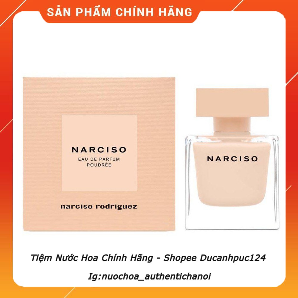 Nước Hoa Nữ 𝐍𝐚𝐫𝐜𝐢𝐬𝐨 𝐏𝐨𝐮𝐝𝐫𝐞𝐞 .Một mùi hương mang đậm phong cách Quyến rũ, Nữ tính , Sang trọng 30ml