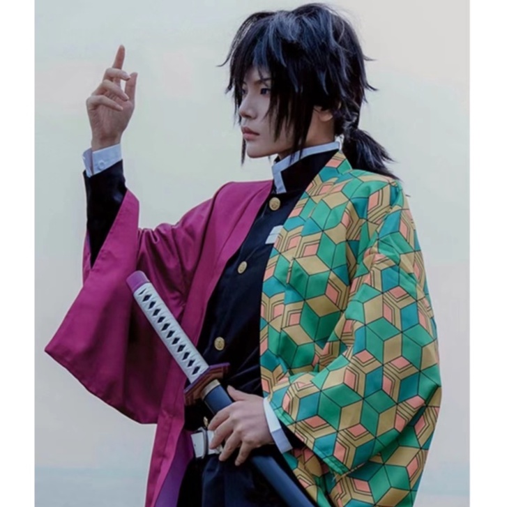 Áo khoác hóa trang nhân vật Tanjirou Zenitsu Nezuko Tomioka Yoshiyuki