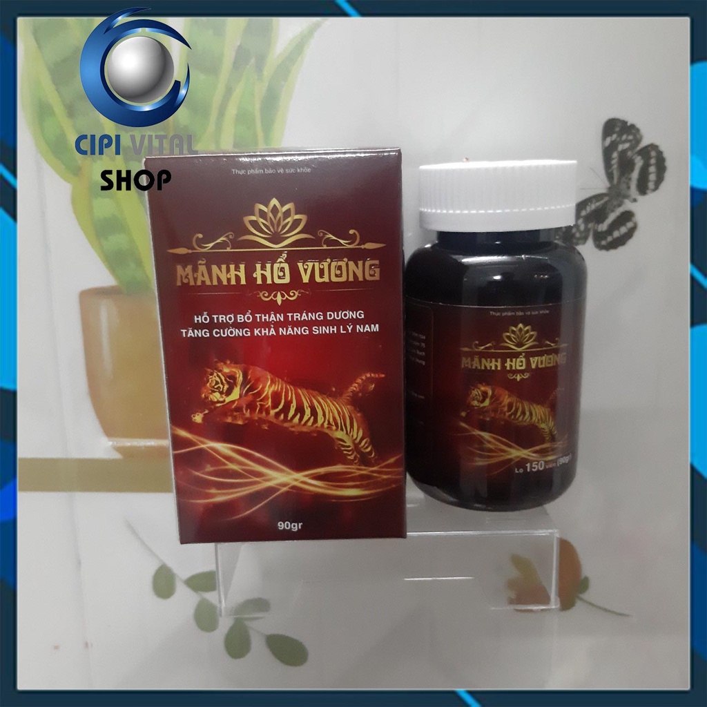 MÃNH HỔ VƯƠNG - Tăng Cường Sinh Lý - Say Đắm Hóa Mãnh Thú - Chính Hãng Hộp 150 Viên [Che Tên Khi Giao]