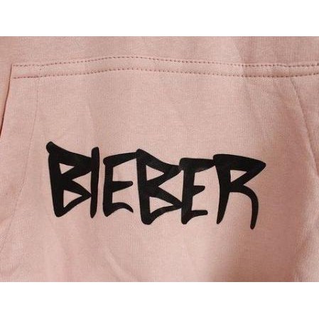 Áo Hoodie In Chữ Justin Bieber By H & M Good