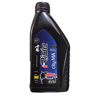 Dầu nhớt Ý công nghệ tổng hợp cho xe máy eni i-Ride City MA 10W-40 SL MA (1 Lít)
