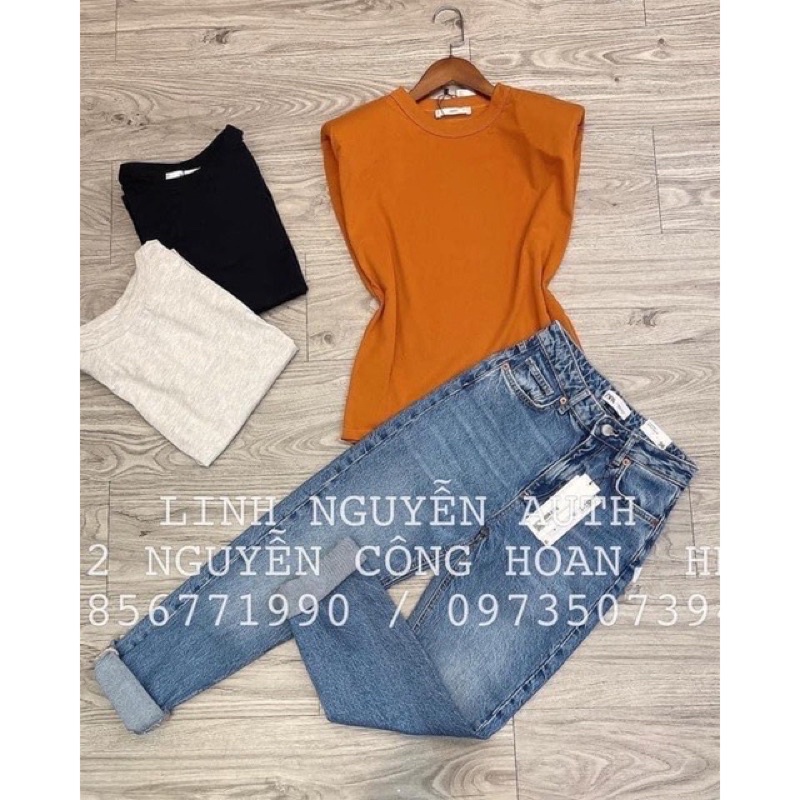 ÁO ĐỘN VAI MANGO AUTH ĐỦ MÀU CỰC SANG