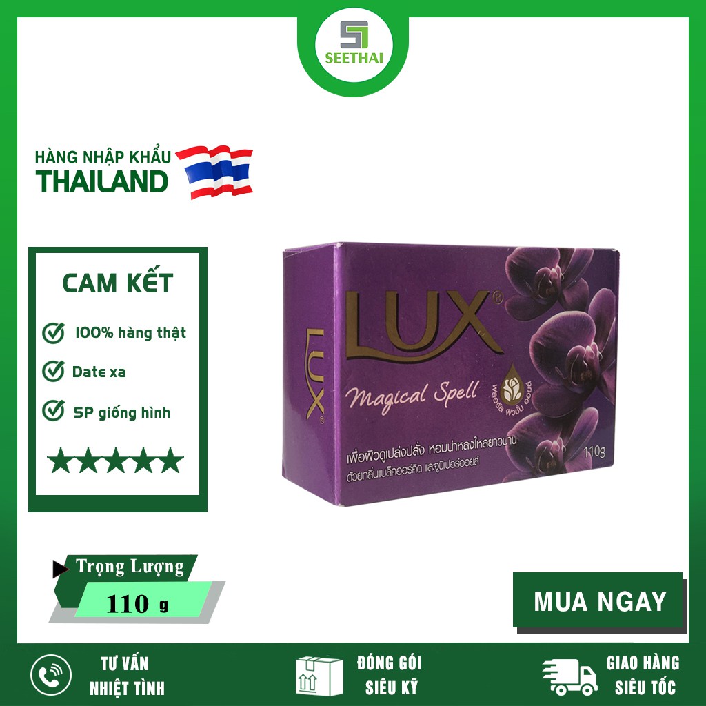 [HÀNG THÁI LAN 100%] Xà Bông Lux Magical Spell 110gr Thái Lan Màu Tím