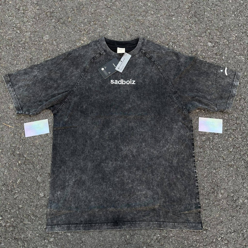 Áo DUSTY SIGNATURE ĐEN - XÁM | BigBuy360 - bigbuy360.vn