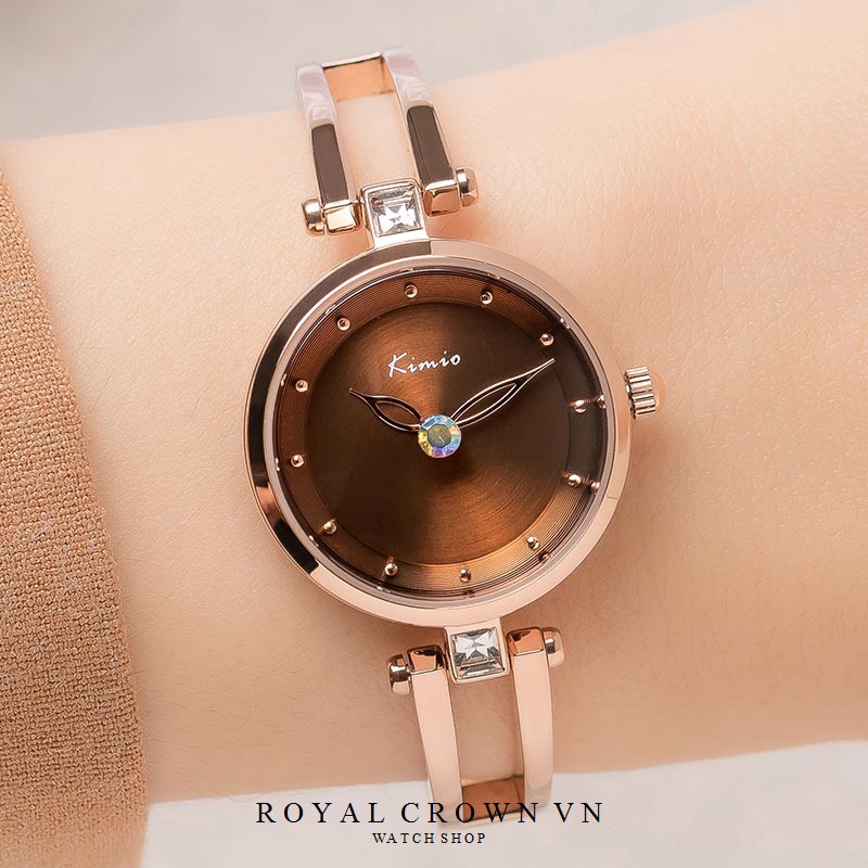 Đồng hồ nữ Kimio 6482 đính đá đeo tay cực xinh (Bảo hành 12 tháng + Tặng kèm pin) | BigBuy360 - bigbuy360.vn