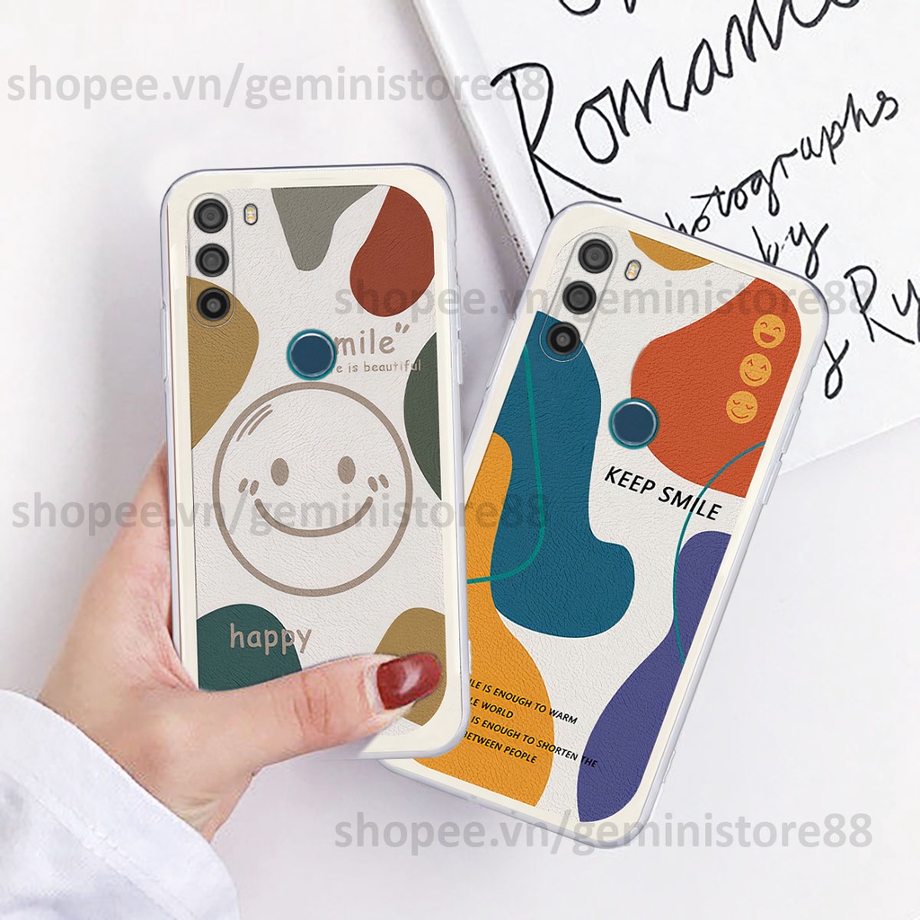 Ốp Vsmart Active 3 in hình cô gái be happy trẻ trung cá tính năng động