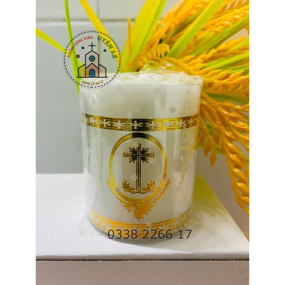 Đèn cầy công giáo 6cm - nến phụng vụ