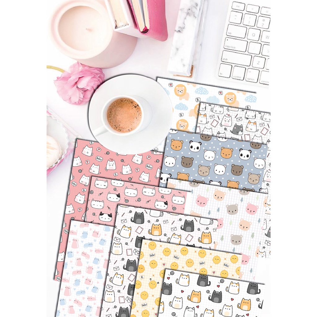 20 mẫu Giấy nền gói hàng gói quà cute 3