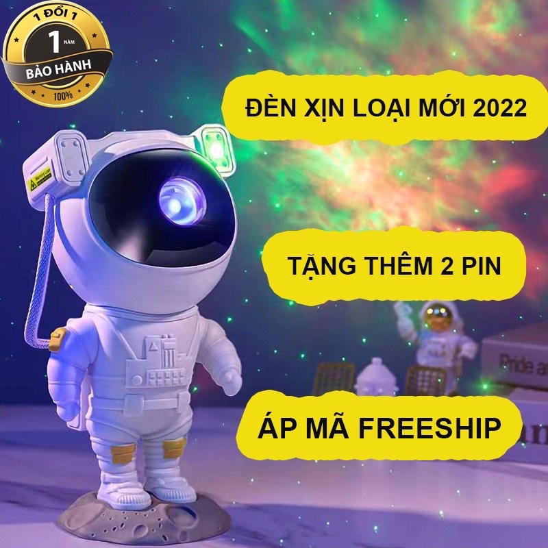 Đèn Phi Hành Gia chiếu sao - Hàng Loại Mới 2022, Bảo Hành 12 Tháng, Đèn ngủ chiếu sao phiên bản mới nhất.