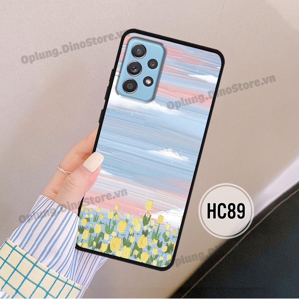 Ốp lưng Samsung A32 4G/A32 5G/A52/A52s 5G/A72 hình hoa vintage đơn giản cho mọi lứa tuổi dáng bo viền bảo vệ camera.
