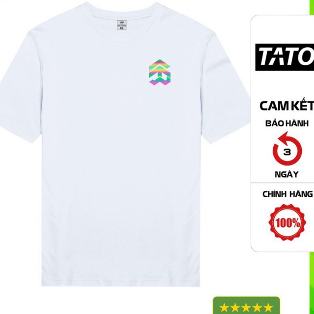 Áo Thun 5TW Unisex logo Phản Quang 7 màu Form Rộng Thời Trang Phong Cách StreetWear [TATO OFFICIAL]