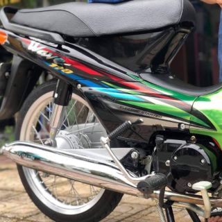 Tem rời crom bóng cho wave nhỏ.