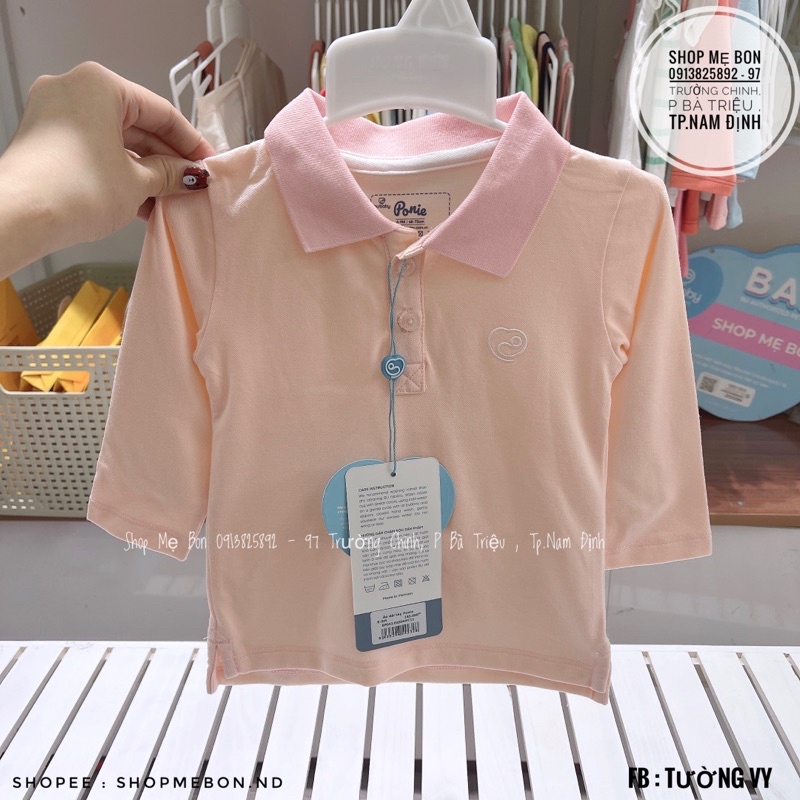 Áo dài tay Bu Polo Ponie cho bé trai bé gái