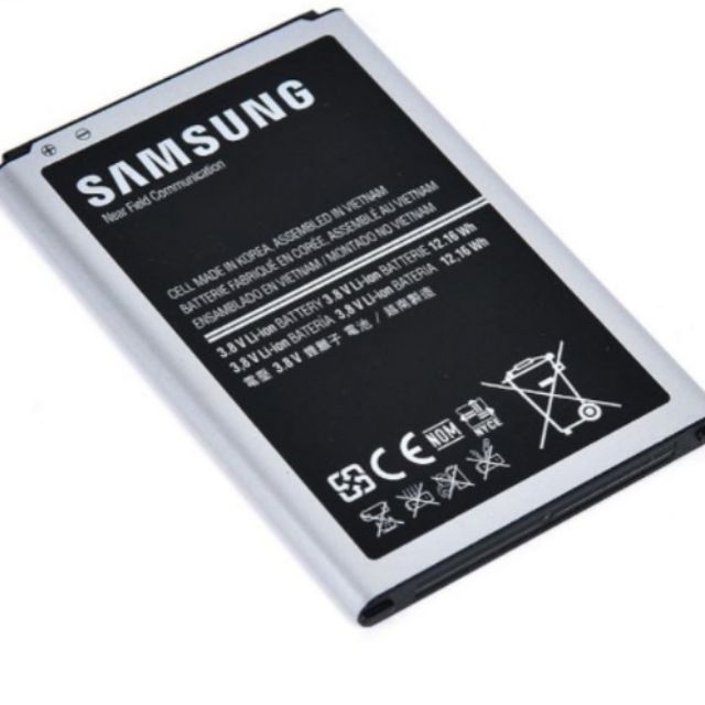 Pin xịn Samsung Galaxy Note 3 / N900 / N9000 / N9002 / N9005 / SC-01F bảo hành 6 tháng