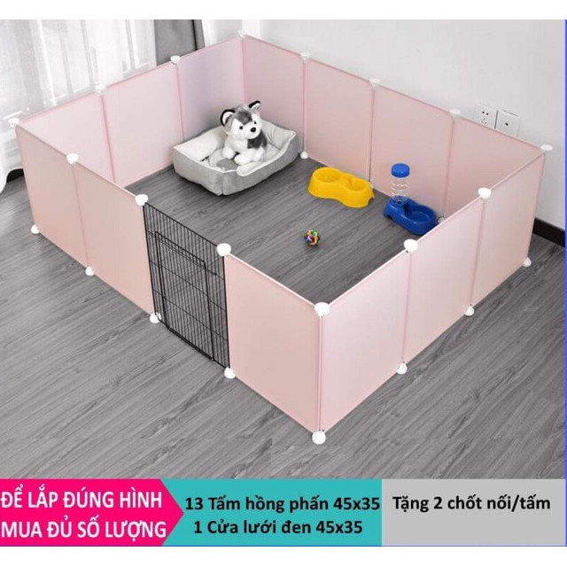 CHUỒNG QUÂY CHÓ MÈO (bán lẻ theo tấm- tặng kèm chốt lắp)