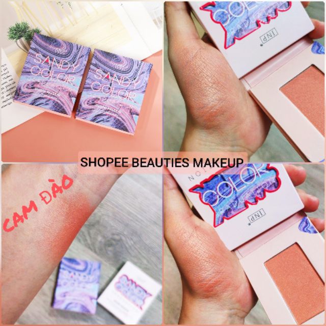 PHẤN MÁ TONE CAM ĐÀO CĂNG BÓNG SANDY COLOR