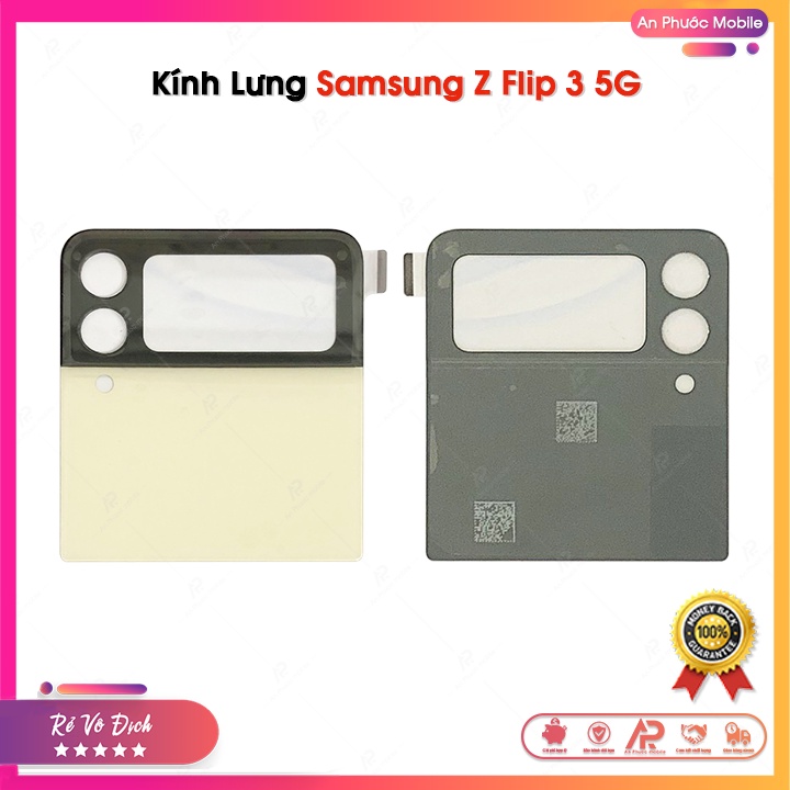 Mặt Kính Lưng Samsung Z Flip 3 5G / F711B Zin - Mặt Lưng Điện Thoại Samsung Galaxy Cao Cấp
