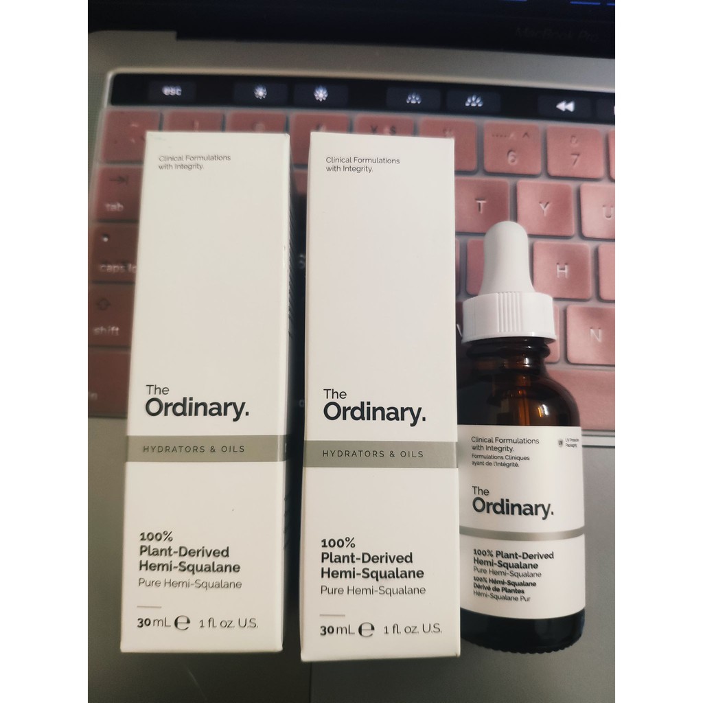 Tinh dầu dưỡng ẩm cho da The Ordinary. - 100% Plant-Derived Hemi-Squalane