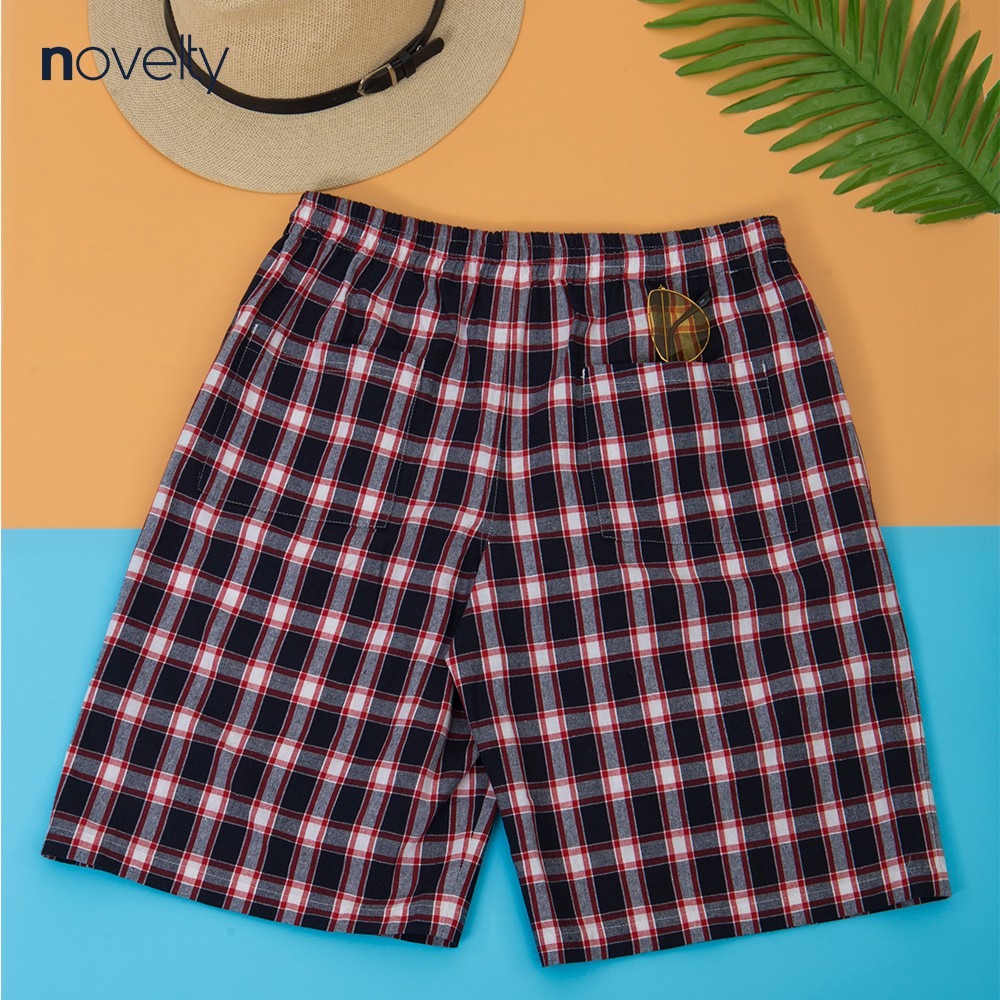 Quần short lưng thun caro nam Novelty 1910740