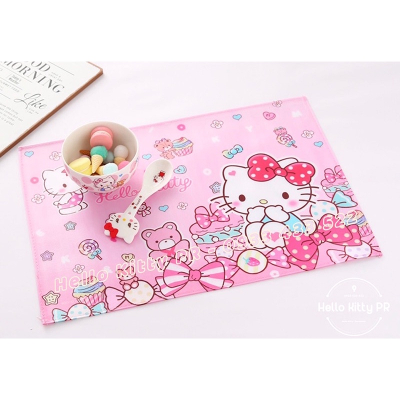 Tấm lót chống thấm nước Hello Kitty - Doremon Doraemon