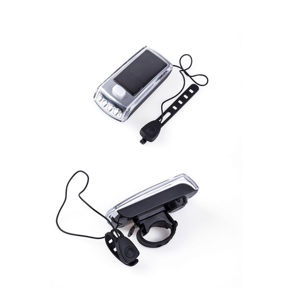 Đèn Pha Xe Đạp 4 Bóng Led Năng Lượng Mặt Trời