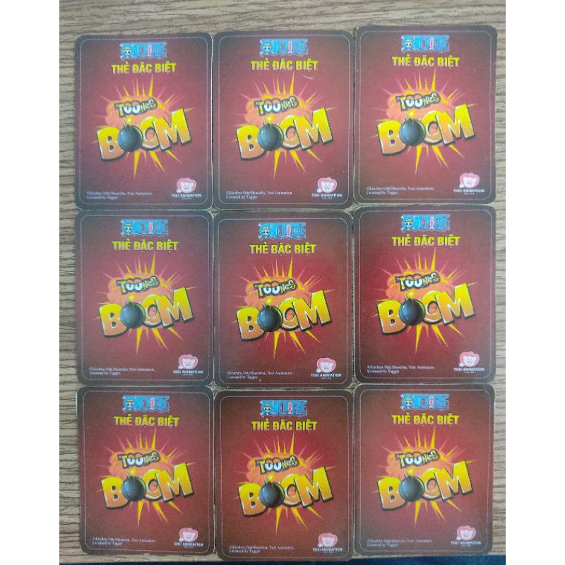 Thẻ In One Piece Boom Đặc Biệt - 01 Thẻ