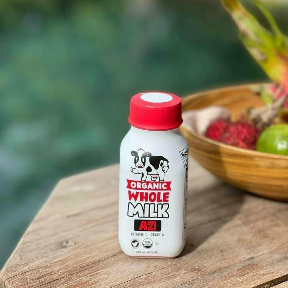Sữa Tươi Hữu Cơ A2 Organic Whole Milk - Mỹ Nguyên Kem 240ml Thùng