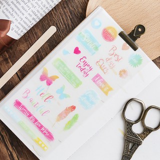 Tấm transfer deco sticker xinh xắn (Hàng có sẵn)