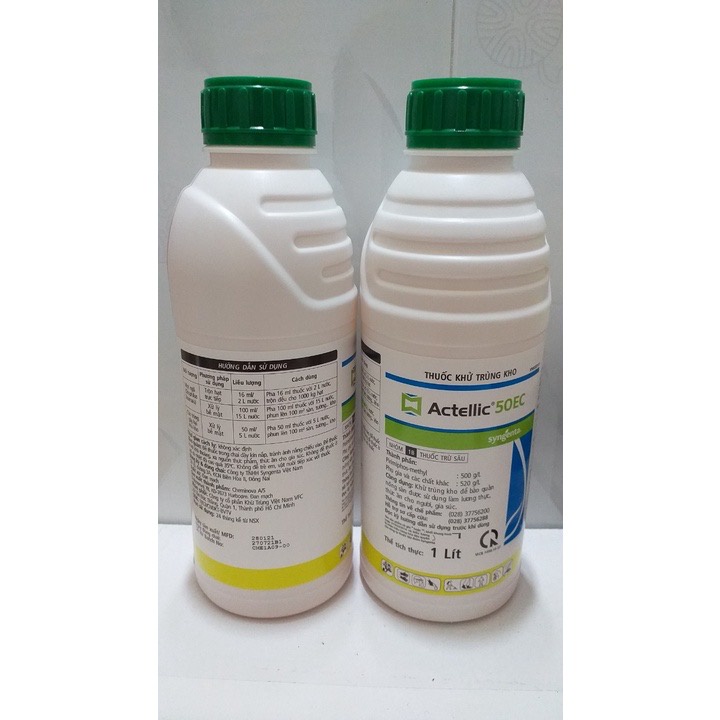 Thuốc khử trùng kho - diệt mọt nông sản Actellic 50EC 1L