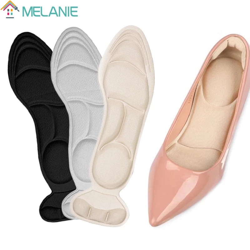 1 cặp miếng lót giày 7D mềm vô hình chống trượt giảm đau và bảo vệ lưng 2 trong 1 cho nữ