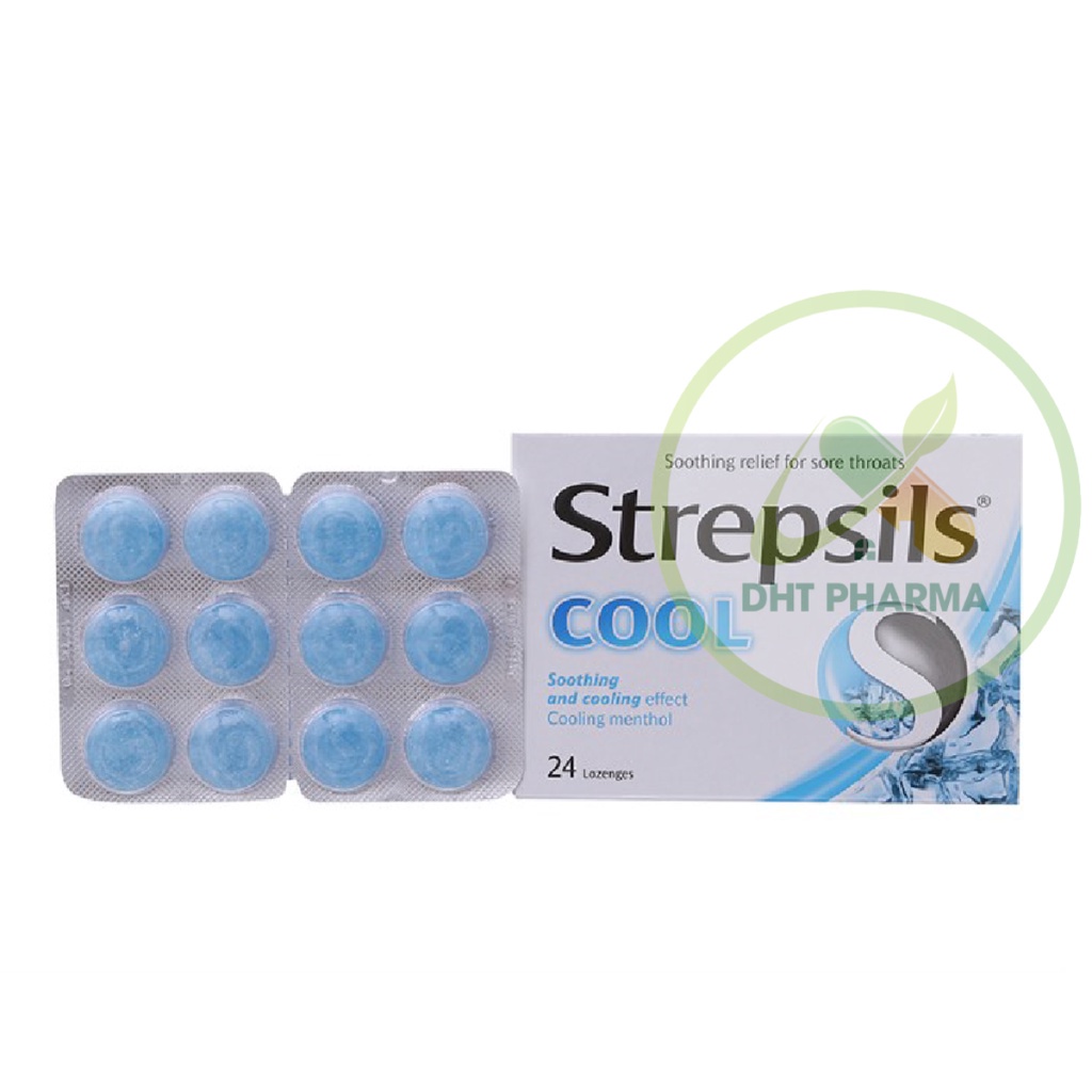 Strepsils cool viên ngậm giảm đau họng
