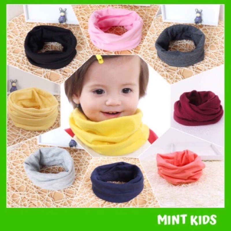 [Mã 11FASHIONSALE1 giảm 10k đơn 50k] Khăn Ống Quàng Cổ Giữ Ấm, Thời Trang Cho Bé Trai Bé Gái