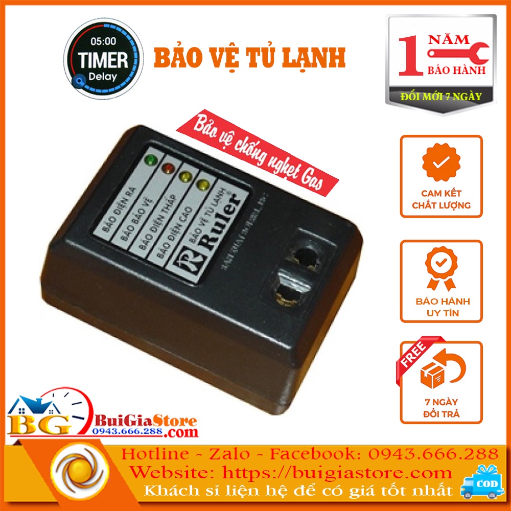 Thiết bị bảo vệ tủ lạnh Ruler RU-PR2011