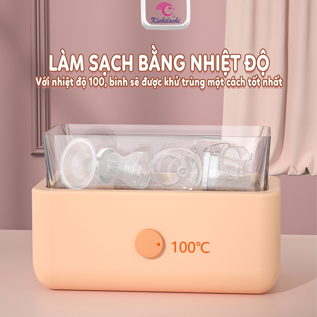 Máy Hút Sữa Điện Đôi Kichi Plus Hút Êm Không Đau Giảm Tiếng Ồn Công Nghệ Nhật