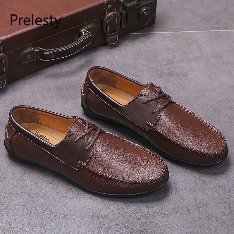 【Ready Stock】 Formal Shoes Men Elegant Handsome Genuine Cow Leather Business Driving Comfortable