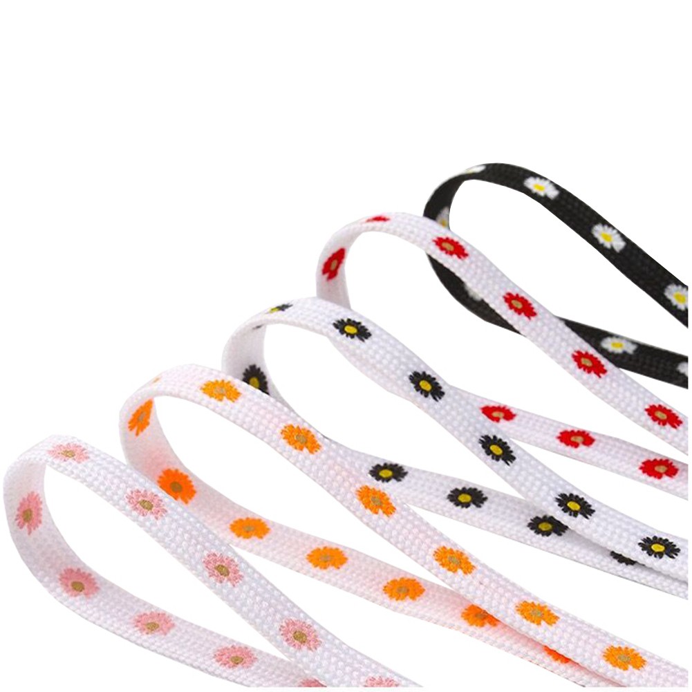 Dây Giày In Hoa Cúc Bằng Polyester Thời Trang Cho Nữ 120cm