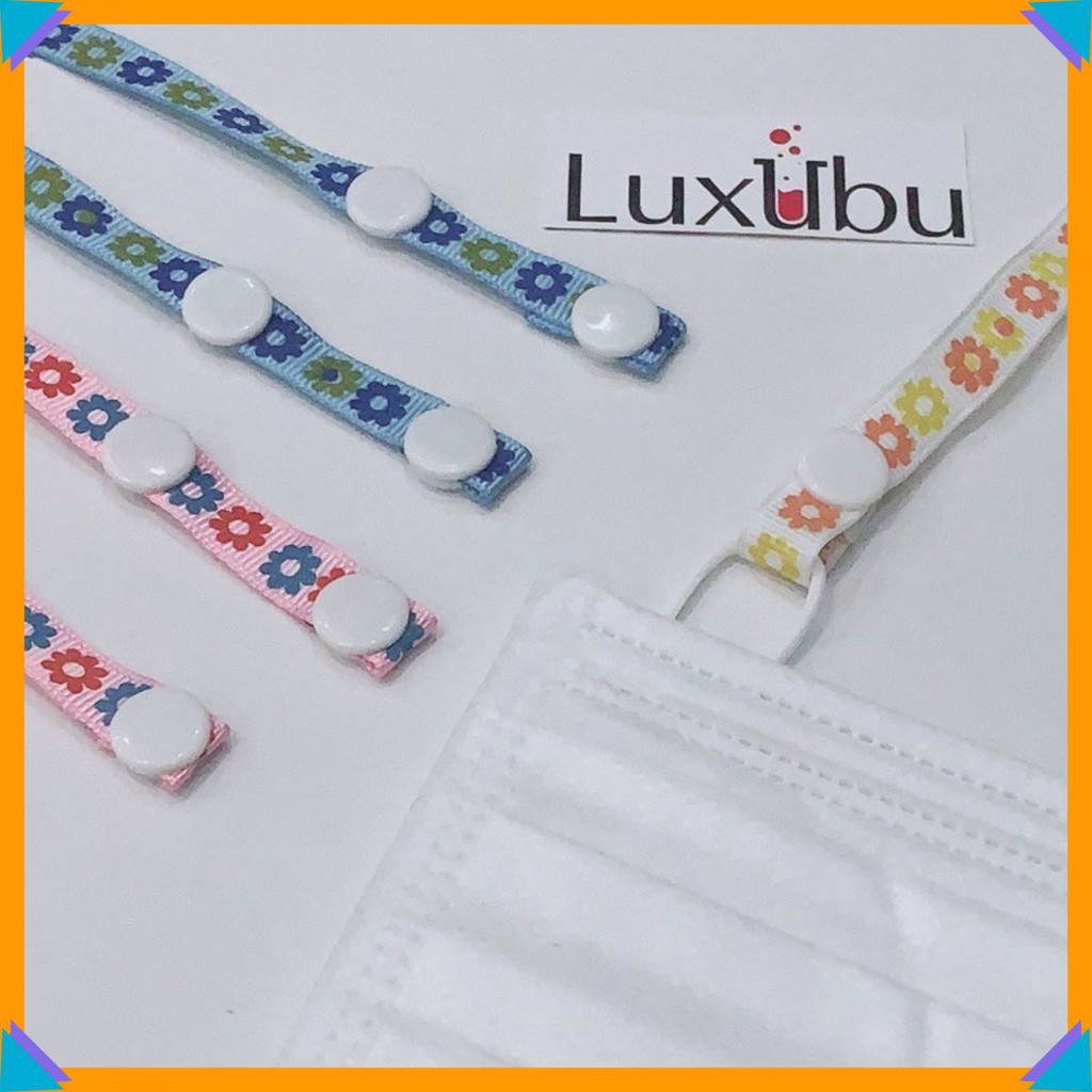 //Luxubu// Dây đeo khẩu trang nút bấm nhựa , mask strap chống thất lạc