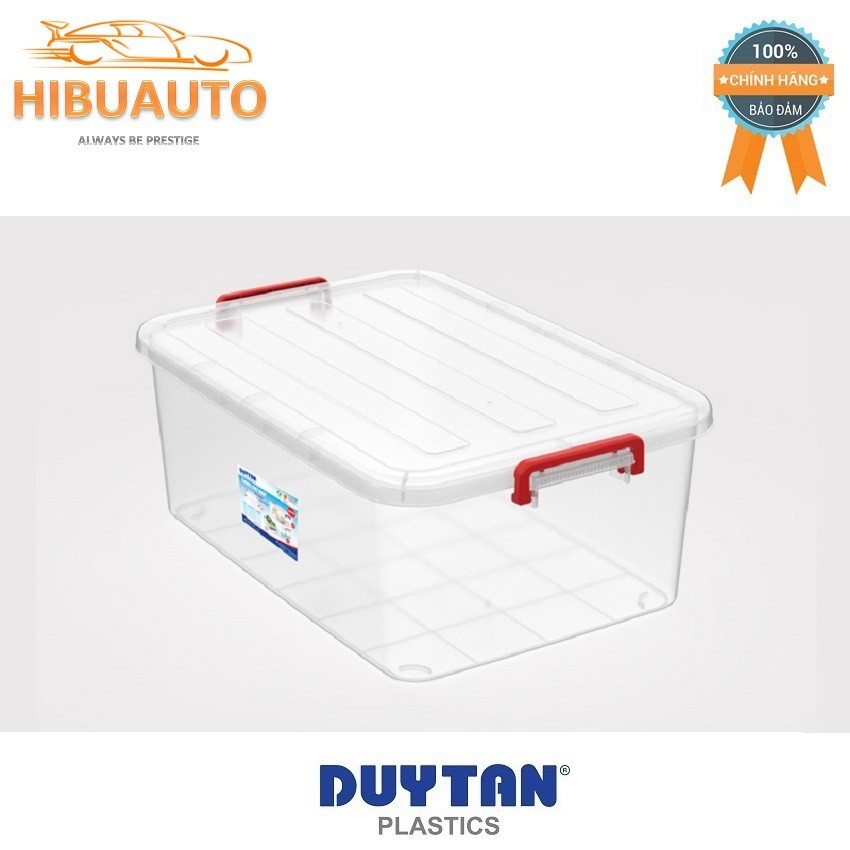 Thùng Nhựa Duy Tân Trong Suốt 15 Lít  No.H116