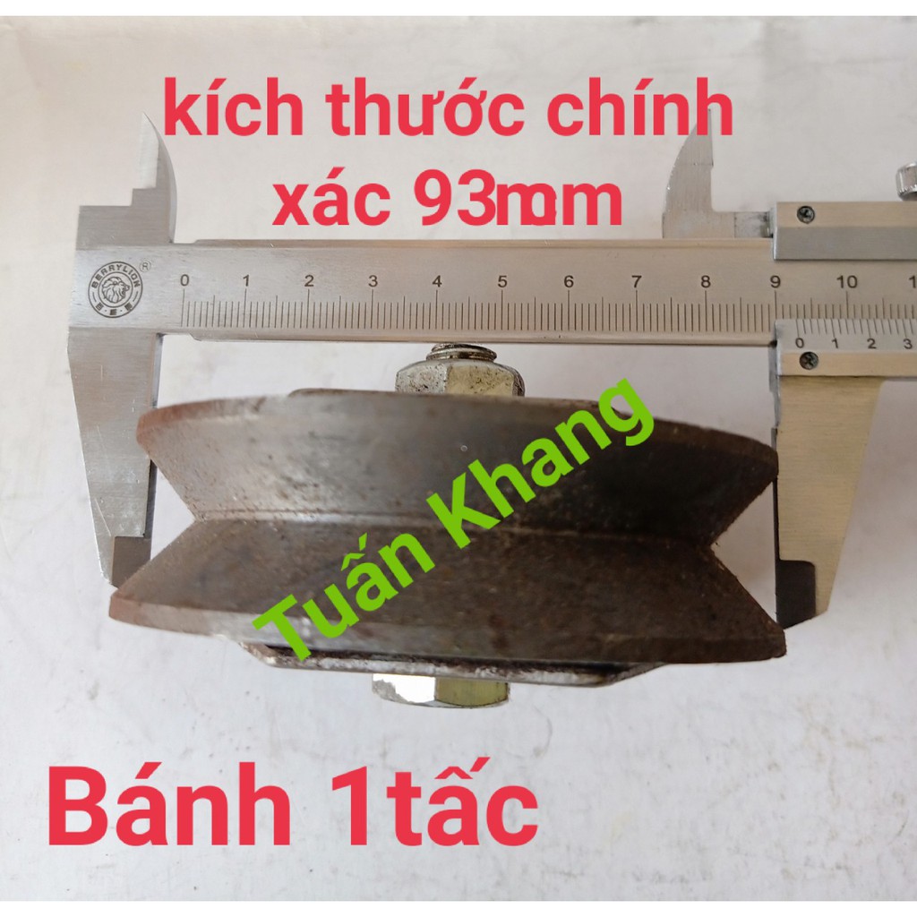Bánh xe cửa sắt rảnh V