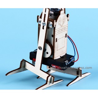 Đồ chơi khoa học - Đồ chơi robot gỗ tự chế