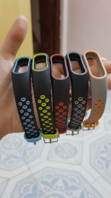 dây thể thao cho miband 2 khóa kim loại - tặng dán màn