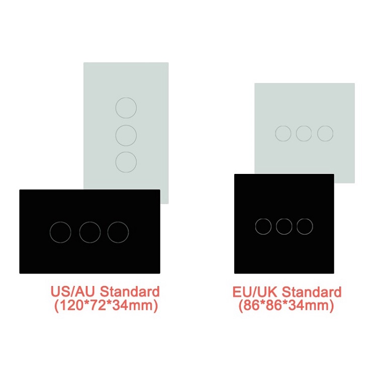 Công tắc thông minh cao cấp Tuya hệ Zigbee 2.0- từ 1-4 nút kết nối Zigbee - Cần dây N và Hub trung tâm Zigbee