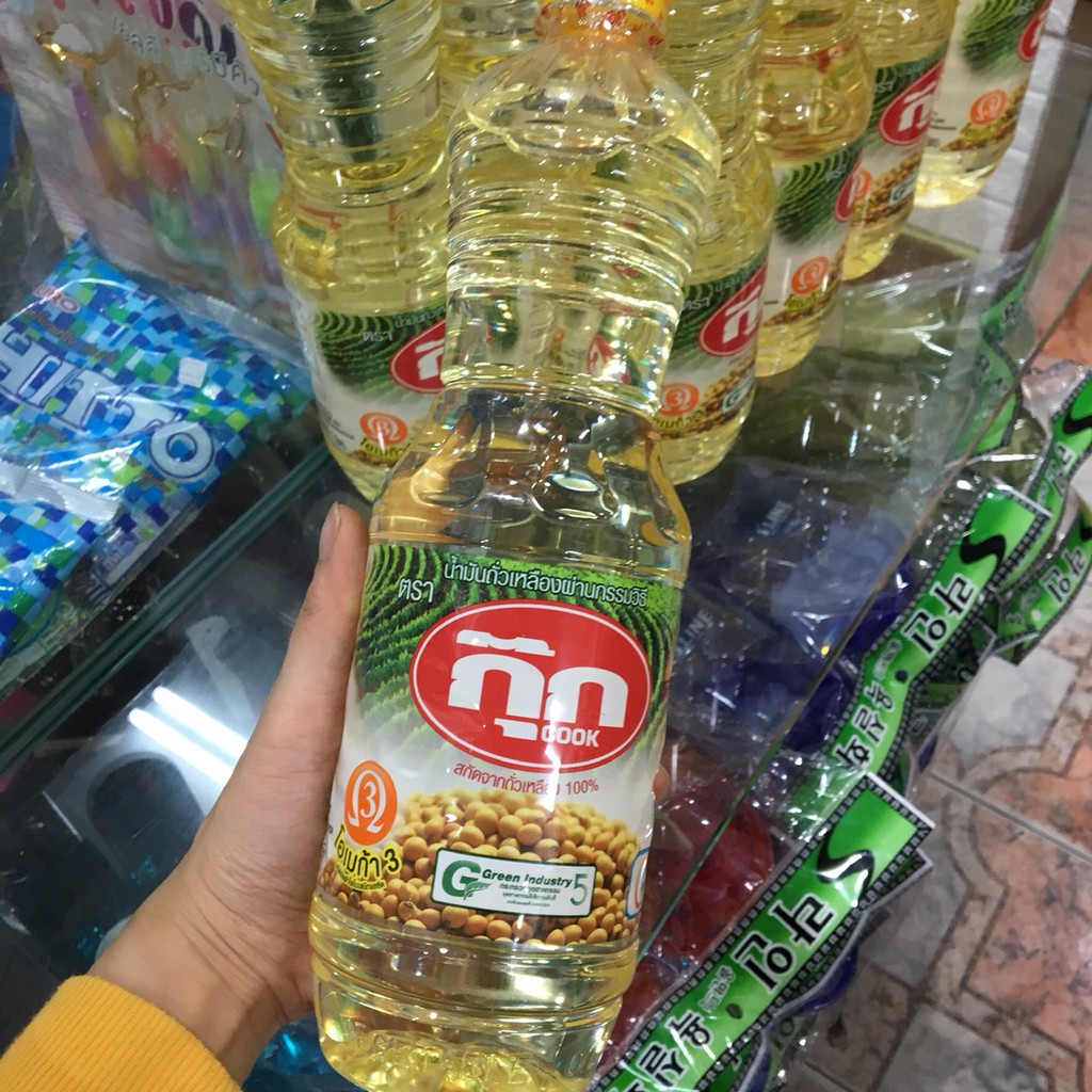 Dầu Ăn Đậu Nành Thái Lan 1 lít, dầu đậu nành nguyên chất tốt cho sức khỏe nhập khẩu Thái Lan