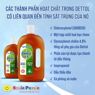 Dung dịch sát khuẩn DETTOL - Smile Puzzle