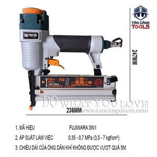 SÚNG BẮNG ĐINH DÙNG HƠI FUJIWARA AF50
