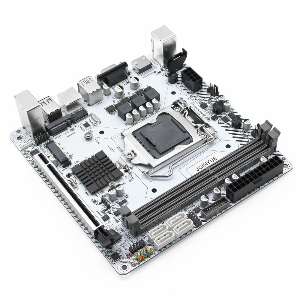 ▩♟Bo mạch chủ JGINYUE H97 Hỗ trợ Dòng CPU Core LGA 1150 và Bộ xử lý Xeon E3 DDR3 RAM HDMI VGA Mini ITX H97I PLUS